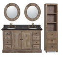 Legion Furniture 61" Solid Recycled Fir Double Vanity Set 3