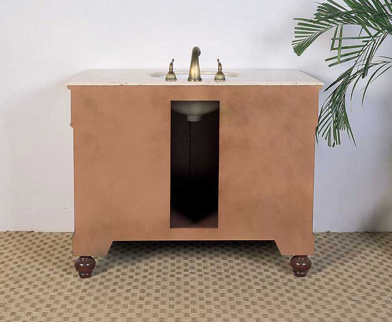 Legion Furniture 42" Sink Vanity - No Faucet American Pecan 3