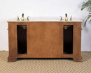 Legion Furniture 60.5" Sink Vanity - No Faucet Dark Brown 3