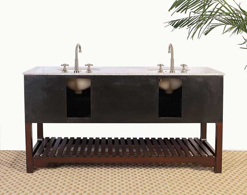 Legion Furniture 68" Sink Vanity - No Faucet Cherry 3