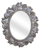 Legion Furniture Resin 12.2"x15.7" Mirror Overall 19.7"x24.4" Antique White