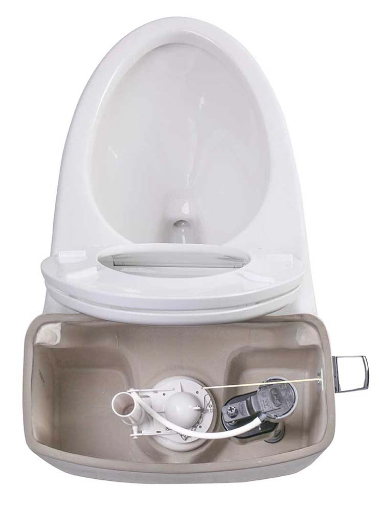 Anzzi Templar 1-piece 1.28 GPF Single Flush Elongated Toilet in White T1-AZ061 10