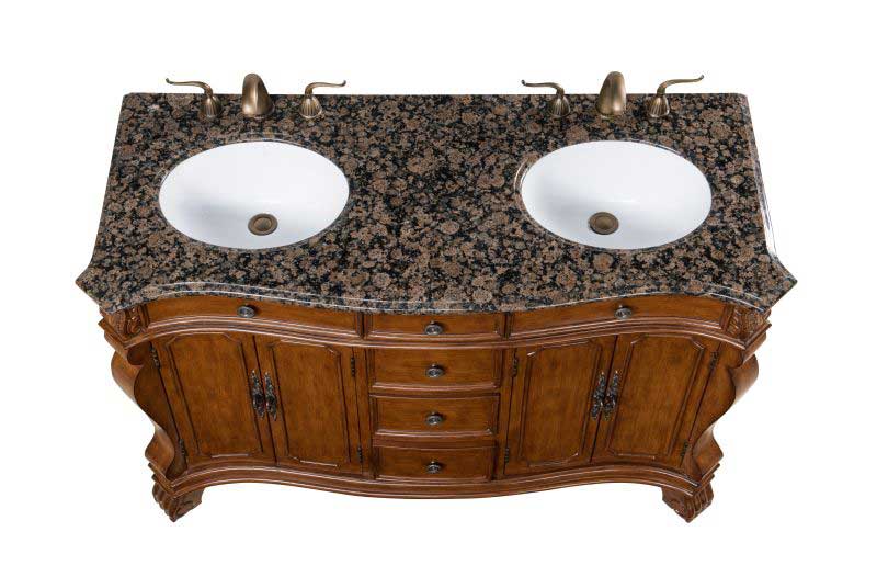 Legion Furniture 54.5" Sink Vanity Walnut Brown 4