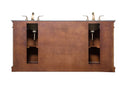 Legion Furniture 72" Sink Vanity Medium Brown 3