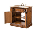 Legion Furniture 36" Sink Vanity Walnut Brown 2