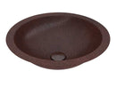 Anzzi Magnus 16 in. Drop-in Round Bathroom Sink in Hammered Antique Copper LS-AZ334 6