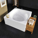 Aquatica Liquid Space-Wht Freestanding Lucite® with Microban® Acrylic Bathtub - White
