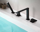 Anzzi Shore 3-Handle Deck-Mount Roman Tub Faucet with Handheld Sprayer in Oil Rubbed Bronze FR-AZ102ORB 3