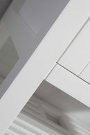 Anzzi Montaigne 30 in. W x 22 in. D Vanity in White with Marble Vanity Top in Carrara White with White Basin and Mirror 10