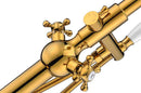 Anzzi Bridal 3-Handle Claw Foot Tub Faucet with Hand Shower in Gold FS-AZ0061RG 11