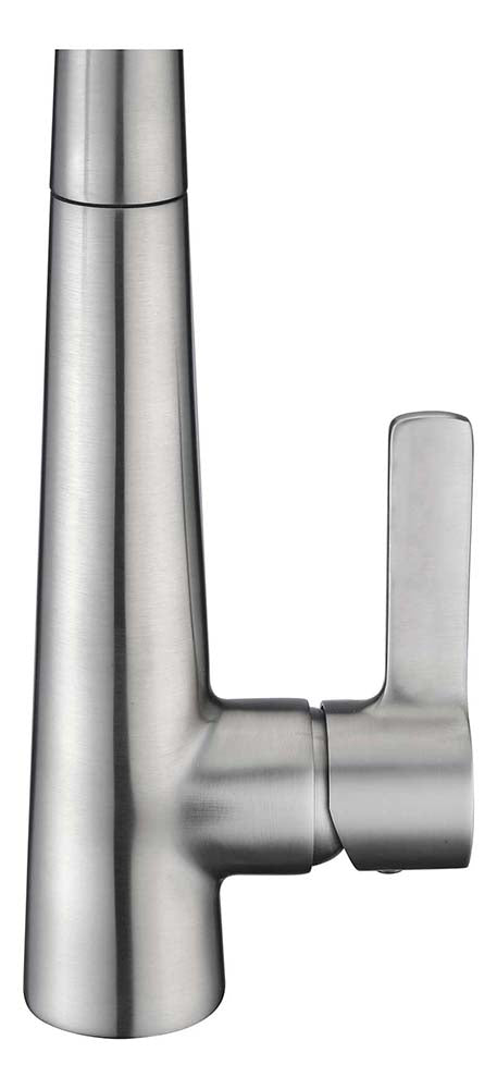 Anzzi Apollo Single Handle Pull-Down Sprayer Kitchen Faucet in Brushed Nickel KF-AZ188BN 16