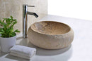 Anzzi Livy Vessel Sink in Classic Cream Marble LS-AZ8219 3