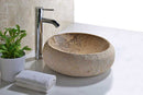 Anzzi Leopards Ash Vessel Sink in Classic Cream Marble 3