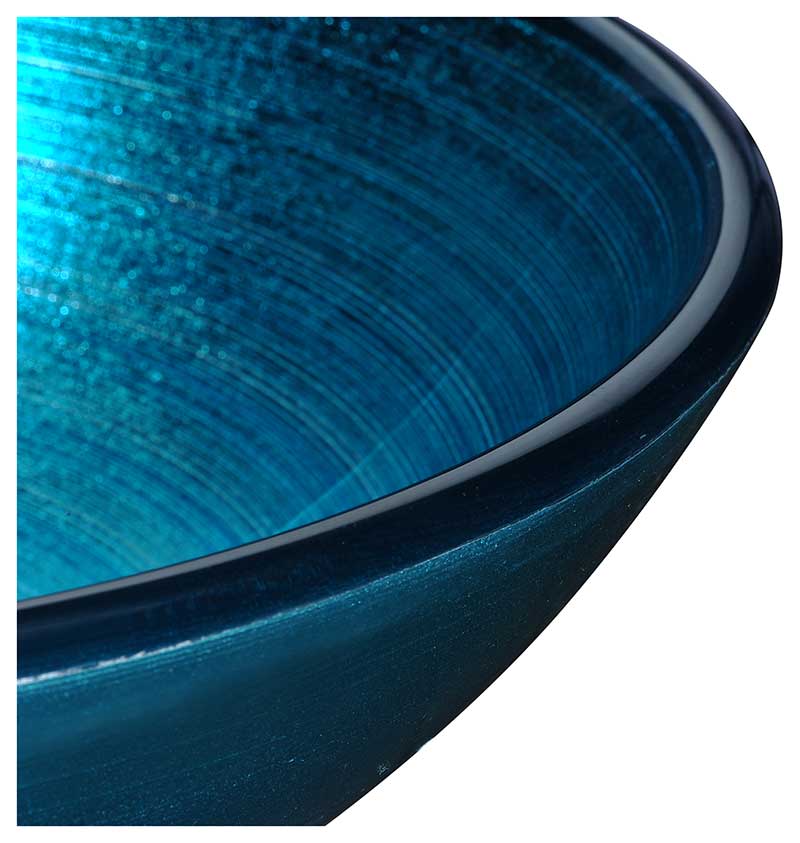 Anzzi Taba Series Deco-Glass Vessel Sink in Lustrous Blue LS-AZ8099 12