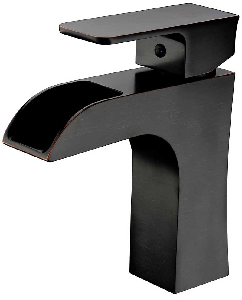 Anzzi Forza Series Single Handle Bathroom Sink Faucet in Oil Rubbed Bronze