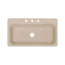 Lyons Industries DKS02SB3 Designer Almond 33"x19" Single Acrylic 7.25-Inch Deep Kitchen Sink