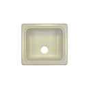 Lyons Industries DKS09F-3.5 Designer Biscuit 18"x20" Recreational Vehicle-Mobile Home Acrylic 7-Inch Deep Kitchen Sink