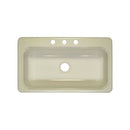 Lyons Industries DKS09SB3 Designer Biscuit 33"x19" Single Acrylic 7.25-Inch Deep Kitchen Sink