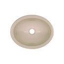 Lyons Industries DKSENV02-1.5 Almond 13" X 10.25" Oval Acrylic Entertainment Sink with a 1.5" Drain Opening