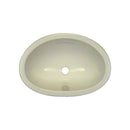 Lyons Industries DLAV09-15 Biscuit 17.5"x12.25" Single Bowl Acrylic 6" Deep Lavatory Sink Undermount or Drop-In