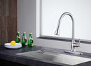Anzzi Rodeo Single-Handle Pull-Out Sprayer Kitchen Faucet in Brushed Nickel KF-AZ214BN 4