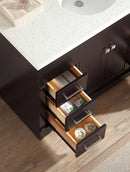 Ariel Bath Stafford 49" Single Sink Vanity Set in Espresso 3
