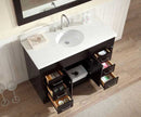 Ariel Bath Stafford 49" Single Sink Vanity Set in Espresso 4