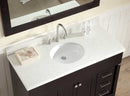 Ariel Bath Stafford 49" Single Sink Vanity Set in Espresso 5