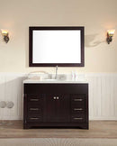 Ariel Bath Stafford 49" Single Sink Vanity Set in Espresso