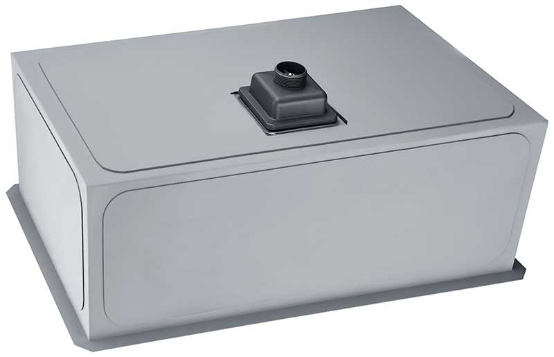 Anzzi Vanguard Undermount Stainless Steel 30 in. 0-Hole Single Bowl Kitchen Sink in Brushed Satin K-AZ3018-1AS 8