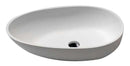 Anzzi Sensei One Piece Solid Surface Vessel Sink in Matte White LS-AZ8240