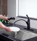 Anzzi Navona Single-Handle Pull-Out Sprayer Kitchen Faucet in Oil Rubbed Bronze KF-AZ206ORB 6