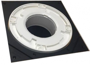 Barracuda Toilet Flange Tile Guide | 1/4 in. to 3/8 in stackable for thicker tile
