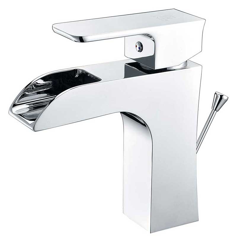 Anzzi Forza Series Single Handle Bathroom Sink Faucet in Polished Chrome