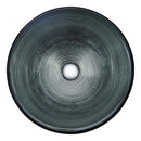 Anzzi Posh Series Deco-Glass Vessel Sink in Brushed Silver LS-AZ285 3