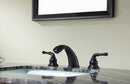 Anzzi Princess 8 in. Widespread 2-Handle Bathroom Faucet in Oil Rubbed Bronze L-AZ186ORB 3