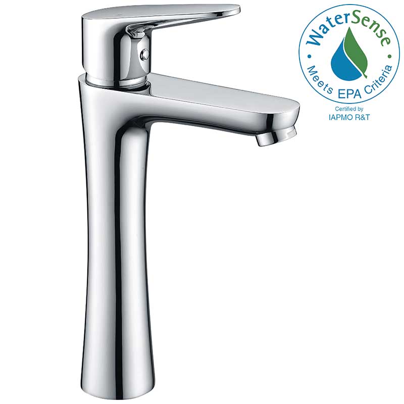 Anzzi Vivace Single Hole Single-Handle Bathroom Faucet in Polished Chrome L-AZ081