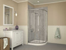 Anzzi Pillar Series 36 in. x 36 in. Single Threshold Shower Base in White SB-AZ005WO 2