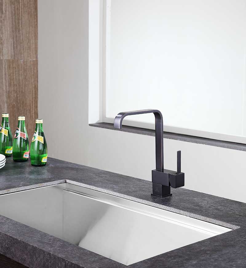 Anzzi Sabre Single-Handle Standard Kitchen Faucet in Oil Rubbed Bronze KF-AZ220ORB 4