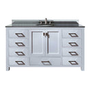 Avanity Modero 60 in. Single Vanity Combo MODERO-VS60-WT-A-A