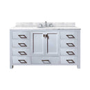Avanity Modero 60 in. Single Vanity Combo MODERO-VS60-WT-A-C