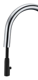 Anzzi Cresent Single Handle Pull-Down Sprayer Kitchen Faucet in Polished Chrome KF-AZ1068CH 4