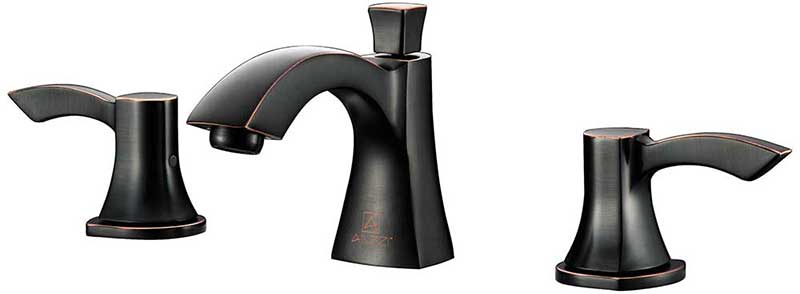 Anzzi Sonata Series 2-Handle Bathroom Sink Faucet in Oil Rubbed Bronze