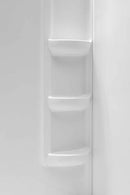 Anzzi Lex-Class 60 in. x 36 in. x 60 in. 3-piece DIY Friendly Alcove Shower Surround in White