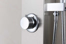 Anzzi Sans 40 in. Full Body Shower Panel with Heavy Rain Shower and Spray Wand in Brushed Steel SP-AZ077 11