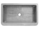 Anzzi Parthia Farmhouse Handmade Copper 36 in. 0-Hole Single Bowl Kitchen Sink in Hammered Nickel SK-021 6