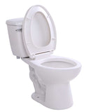 Anzzi Kame 2-piece 1.28 GPF Single Flush Elongated Toilet in White