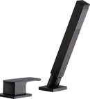 Anzzi Shore 3-Handle Deck-Mount Roman Tub Faucet with Handheld Sprayer in Oil Rubbed Bronze FR-AZ102ORB 10