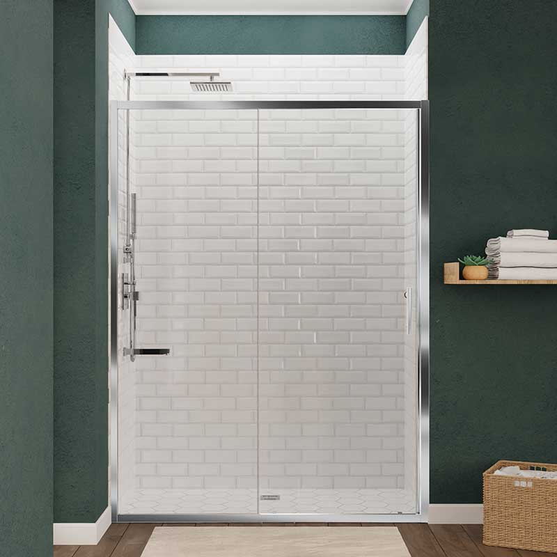 Anzzi Halberd 48 in. x 72 in. Framed Shower Door with TSUNAMI GUARD in Polished Chrome SD-AZ052-01CH 4