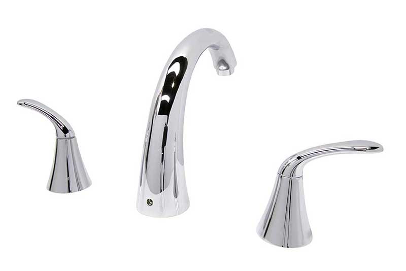 Anzzi Note Series 2-Handle Roman Bathtub Faucet in Polished Chrome 3